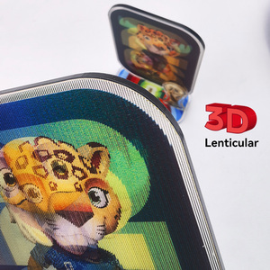 Vente en gros NASNAK SJB-2027 – Présentoir de bureau transparent en acrylique 3D lenticulaire, motif dessin animé, support photo, mascotte - Product Image 6