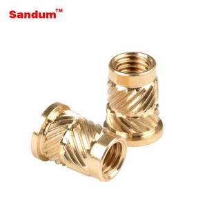 Điện thoại di động vỏ nhiệt thiết lập Threaded chèn Nut nhỏ Threaded Brass Nut QT-M1.4x1.8-OD2.3 IUTB-M1.4-1.8 SL-M1.4-1.8 - Product Image 3