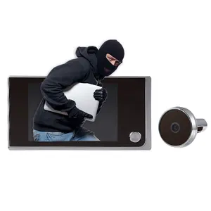 Telepon Interkom untuk Keamanan Rumah Digoo Bell Kamera Pintu Lubang Viewer