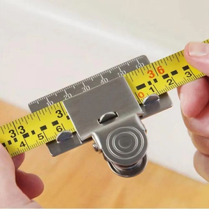 Herramienta de Calibración Multifuncional de Acero Inoxidable, Precisa y Conveniente, Localizador de Cinta Métrica, Clip para Regla, Clip para Cinta Métrica - Product Image 1