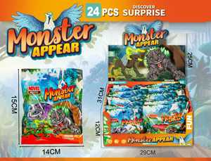 Jouets de monstres fantastiques phosphorescents, 12 styles de figurines de créatures mythiques anciennes, design lumineux, figurines d'action à collectionner pour enfants - Product Image 3