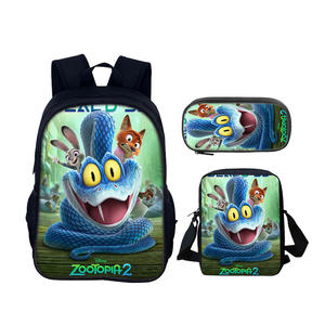 Mochila Escolar y Bolsa de Hombro de Zootopia 2, Juego de Tres Piezas, Mochila Infantil de Zootopia 2, Gran Venta - Product Image 5