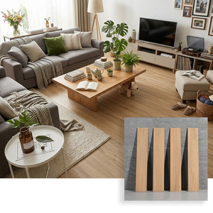 Carreaux de céramique en porcelaine imitation bois antidérapants 150x900 pour intérieur, prix d'usine en gros pour maison, salon, salle à manger, villa, chambre - Product Image 1