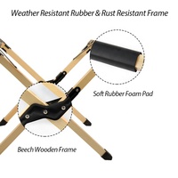 KingGear — support pliable pour réfrigérateur, boîte de glace pour Camping, pour BBQ, refroidisseur en bois, cuisine à l'extérieur