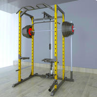 Squat Rack Frame Banco multifuncional Prensa Rack Barbell Rack Fitness Equipo de entrenamiento integral