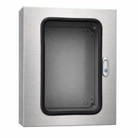 304 Edelstahl Solar-PV-Gehäuse IP65 Sichtfenster Wandmontierte Elektrobox mit DIN-Schiene