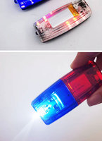 Luz de Advertencia LED Multifunción para Patrulla de Seguridad, Lámpara de Hombro con Luz Estroboscópica Roja y Azul, Luz Intermitente para Ciclismo