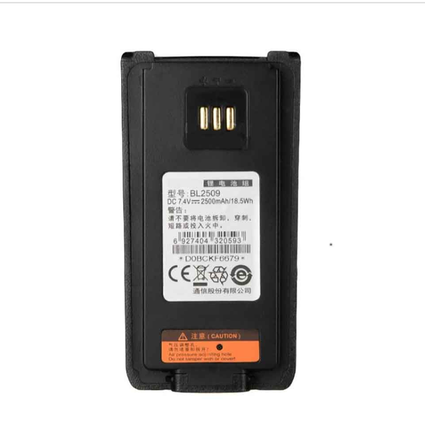 Replacement Battery BL2509 7.4V 2500mAh for Two-Way Walkie Talkie Radios PD980 PD982i BL2016 in Stock