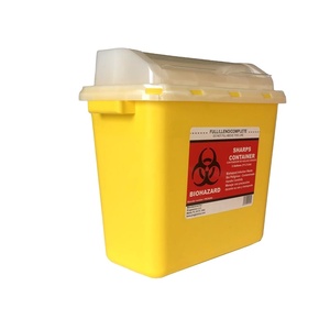 Bệnh viện Màu Đỏ Biohazard y tế kim nhựa sharps xử lý <span class=keywords><strong>container</strong></span> cho Mỹ - Product Image 2