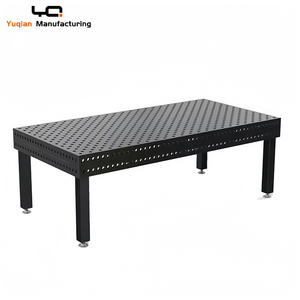 New 3D Integrated Welding Table for Workshop Industry's Measuring Ruler &amp; Clamp Storage with <strong>Locking</strong> <strong>Casters</strong> - Product Image 3