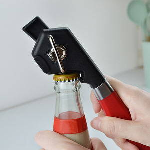 2 In 1 Küchen helfer Tragbarer Dosen öffner Handbuch Dosenöffner Lebensmittel qualität Edelstahl Schneid dosenöffner - Product Image 4