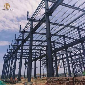 Structure en acier préfabriquée à <span class=keywords><strong>trois</strong></span> étages pour centre commercial, école, bureau, hôpital, garage, hangar - Product Image 2