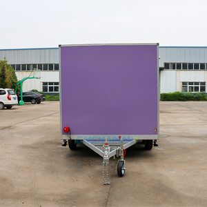 Remorque Food Truck Moderne d'Extérieur Entièrement Équipée pour Frites, Jus, Churros, Hot-dogs, Pizza, Café – Kiosque Mobile pour Mariages - Product Image 4