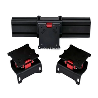 Support de montage VESA réglable en aluminium pour écran LCD de simulateur de course LANGLEVESA