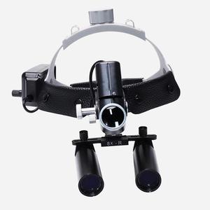Hoge Intensiteit 8x Vergrotingsloep Met Licht Elektrische Krachtbron Voor Tandheelkundige En Huisdierenchirurgische Klinieken Rechtstreeks Van De Fabriek - Product Image 1