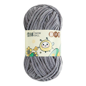 Nouveau fil chenille teint épais et mignon Snowball <span class=keywords><strong>pour</strong></span> tricot, <span class=keywords><strong>crochet</strong></span>, <span class=keywords><strong>couverture</strong></span>, écharpe, poupée, sac, modèle XMZZ - Product Image 6
