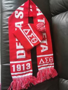 <span class=keywords><strong>Aprise</strong></span>-Bufanda de fútbol deportiva con logotipo de letra griega personalizada OES Order of Eastern Star Sorority gorra de béisbol con diamantes de imitación - Product Image 6