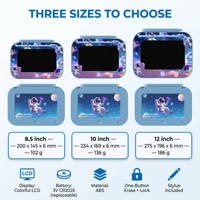 Tablette d'écriture LCD grand format 12 pouces avec batterie incluse, personnalisable pour les chaînes de magasins américaines, conformité BSCI garantie