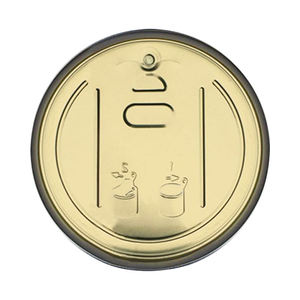 Düşük adedi alüminyum B64 kapak halkası çekme Tab B64 hafif ağırlıklı Sot Can içecekler için kolay açık uç - Product Image 2