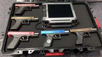 Entrenador de Simulación Láser L17Pro con Retroceso Eléctrico Cargador de 16 Tiros para G17 Perfecto para Práctica de Tiro en Seco