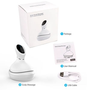 Masajeador de cuero cabelludo de cabeza eléctrico impermeable de alta calidad piernas pies espalda cuello y cabeza Mini masajeador - Product Image 2