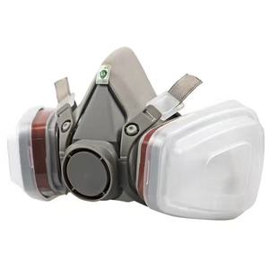 CGLX 6200 masker Gas debu, Respirator setengah wajah dapat dicuci untuk mengecat semprot pestisida kimia perlindungan api - Product Image 2