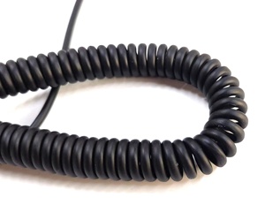 Cordon de téléphone haute élasticité RJ12 RJ11 RJ10 RJ22, 28 AWG 6P6C, gaine PU, câble spiralé rond, rallonge en spirale - Product Image 4