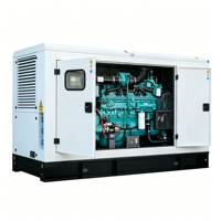 Générateur diesel silencieux alimenté par un moteur Cummins, 500 kVA, 400 kW, triphasé, groupe électrogène industriel insonorisé, station d'alimentation de secours
