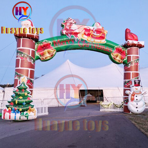 Décoration <span class=keywords><strong>de</strong></span> Noël gonflable en PVC pour publicité extérieure, Père Noël, cadeau, <span class=keywords><strong>arche</strong></span> d'entrée pour fête, pompe à air électrique <span class=keywords><strong>de</strong></span> 2 m, 2 ans - Product Image 3