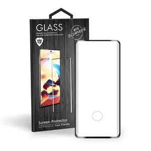 5D for SAM NOTE 20 ULTRA S20 S10 PLUS NOTE 10 plus Hot Bending Curved Edge Cover Full Glue Tempered Glass Screen Protector