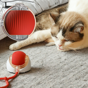 Thông Minh Thân Thiện Với Môi Điện Mèo Đồ Chơi Cao Su Bóng Với Tự Hi Tạo Tác Dây Thuyết-Biên Giới Hoạt Hình Lấy Cảm Hứng Cho Mèo Chó - Product Image 2