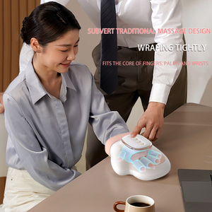 Transfronterizo personalizado nuevo masajeador de mano airbag compresa caliente descompresión masajeador dedo acupuntura cuidado de la presión - Product Image 3