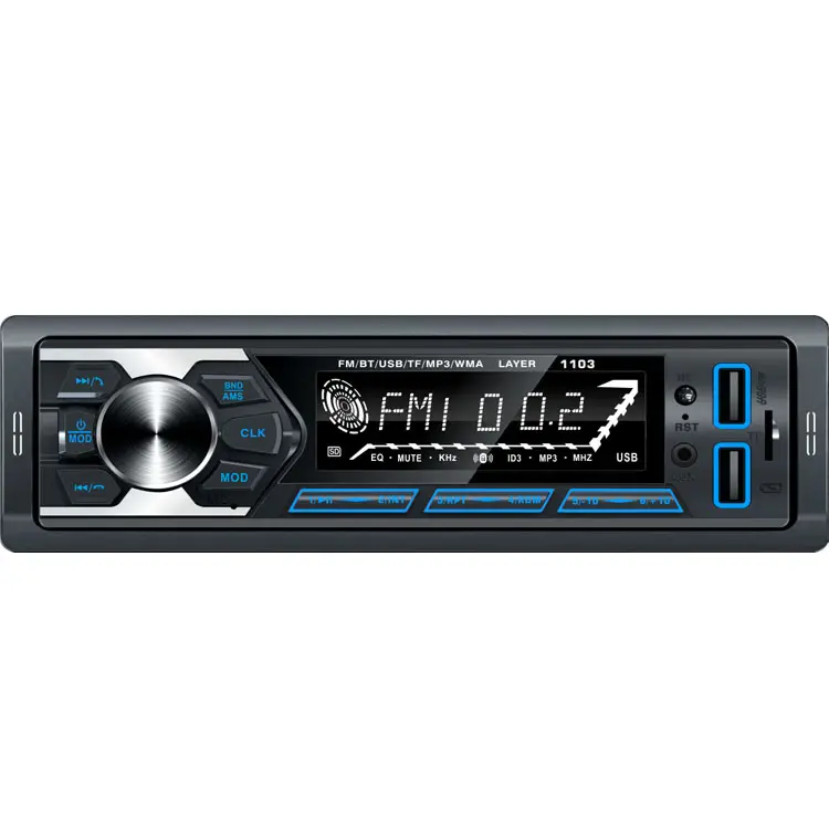 MP3 player FM radio audio receiver 2USB car stereo car audio player