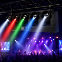 Barre lumineuse 5x80W RGBW LED Ra90 en alliage d'aluminium DMX512 RDM Y-Tilt Beam Fill pour scène, concert, tournée, boîte de nuit, discothèque