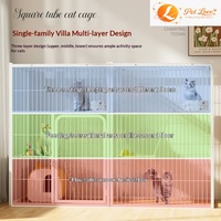 Vente en gros : Cage pour chat, Villa pour chat, Niche pour chat, Maison pour chat, Grand espace, Grande villa d'élevage, Adapté à l'élevage et à l'usage en intérieur