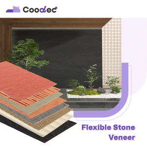 Panneau mural flexible de carreaux de <span class=keywords><strong>pierre</strong></span> naturelle en <span class=keywords><strong>pierre</strong></span> <span class=keywords><strong>ponce</strong></span> artificielle <span class=keywords><strong>pour</strong></span> l'aménagement paysager de travertin - Product Image 2