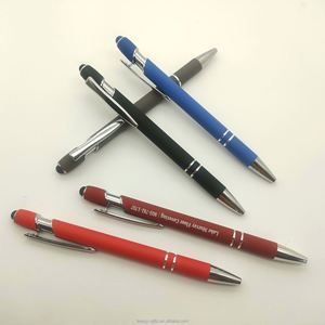 Bolígrafo 2 en 1 Multifunción de Metal y Goma con Punta Táctil para Pantalla, con Logotipo Personalizado - Product Image 4