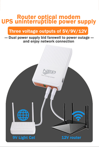 하이 퀄리티 미니 업 8000mah/8800mah /10400mah/ 13400mah 리튬 배터리 라우터 5V 9V 12V 미니 업 와이파이 라우터 용 <span class=keywords><strong>UPS</strong></span> - Product Image 4