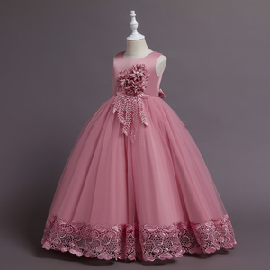 Nouvelles robes de demoiselle d'honneur pour petites princesses, robes de mariage pour enfants, robes d'anniversaire, robes de fête pour filles - Product Image 1