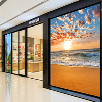 Écran d'affichage LED couleur pleine haute définition à haute luminosité P1.25-P4 pour intérieur avec animation vidéo, panneau d'affichage mural