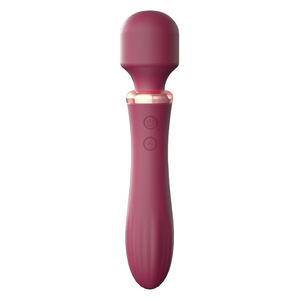 Masseur vibrant double tête AV pour orgasme féminin - Massage à forte vibration pour masturbation féminine - Double stimulation clitoridienne - Product Image 2
