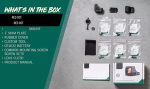 Lunette de visée optique de chasse à point rouge à activation par vibration en aluminium, entièrement multi-couches, réglage de l'éclairage Defender-CCW Mrd6 Tactique Haute Performance - Product Image 6