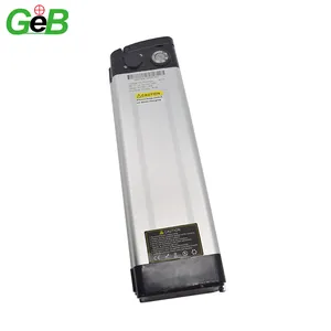 GEB personnalisé prix d'usine prix bon marché batterie Ebike 24V 36V 48V 11AH 13Ah 15Ah vélo électrique rechargeable poisson argenté