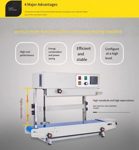 Máquina de Sellado Continuo Vertical, Máquina Envasadora de Líquidos, Máquina para Envasar Alimentos para Perros, Máquina Selladora de Bolsas de Arroz en Polvo - Product Image 5