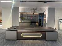 Nouveau Bureau de Direction Exécutif de Luxe 2026 pour PDG et Managers – Table de Bureau de 2,4m / 2,6m / 2,8m / 3,2m