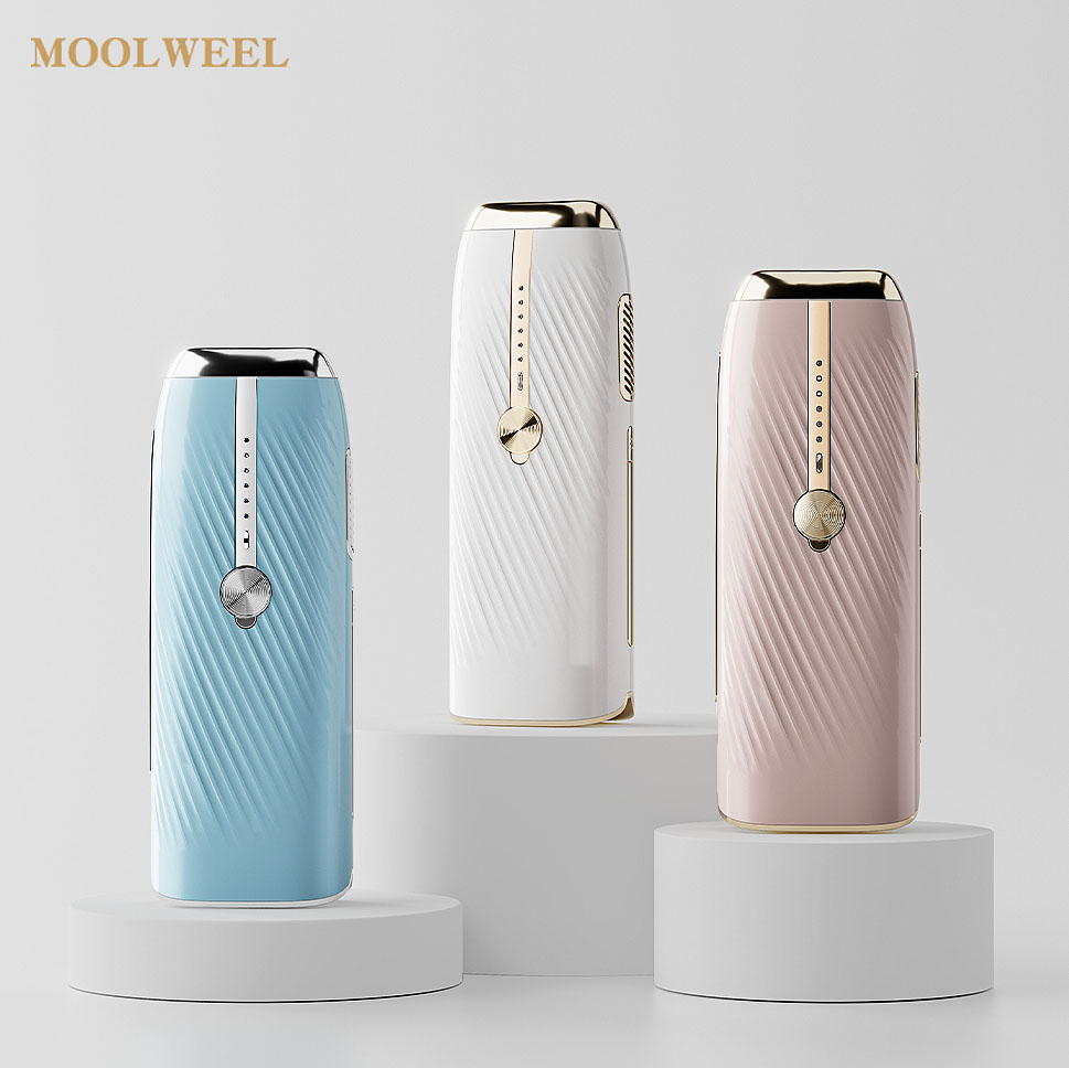 Moolweel T033, Профессиональный аппарат для домашнего использования, IPL-машина 510K, лазерная Машинка для удаления волос, охлаждающая лед, безболезненная Сапфировая лазерная эпиляция