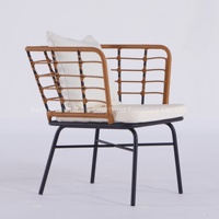 Ensemble de salon design pour jardin, chambre à coucher, ensemble de meubles de jardin, ensemble de canapé de terrasse de jardin, vente chaude aux États-Unis