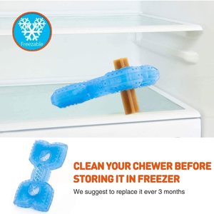 Été Nouveau Bonne Qualité Qualité Alimentaire Résistant aux Morsures Glace Gel Cool Chien Molaire TPR Refroidissement Durable Pet Chewing Bone Toys - Product Image 4