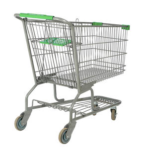 รถเข็นช้อปปิ้ง4ล้อสำหรับซูเปอร์มาร์เก็ตรถเข็นช้อปปิ้ง - Product Image 1