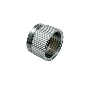 Adaptateur de Robinet en Laiton Chromé H 10 mm F1/2 X M22x1 - Product Image 1